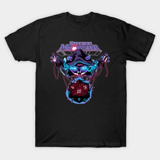 Dungeon Meowster Funny Nerdy Gamer Cat D20 Abletop RPG T-Shirt